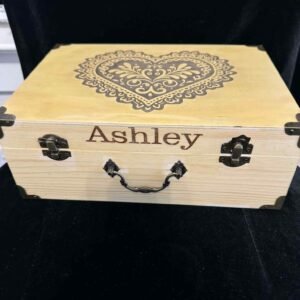 Customizable Wooden Keepsake Box